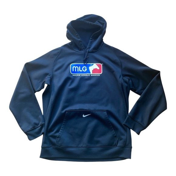 Nike MLG Major League Gaming N3L4 Halo Black Pullover Hoodie size large sweater